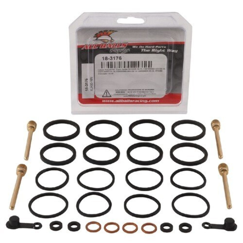 All Balls 18-3176 Brake Caliper Rebuild Kit for Honda