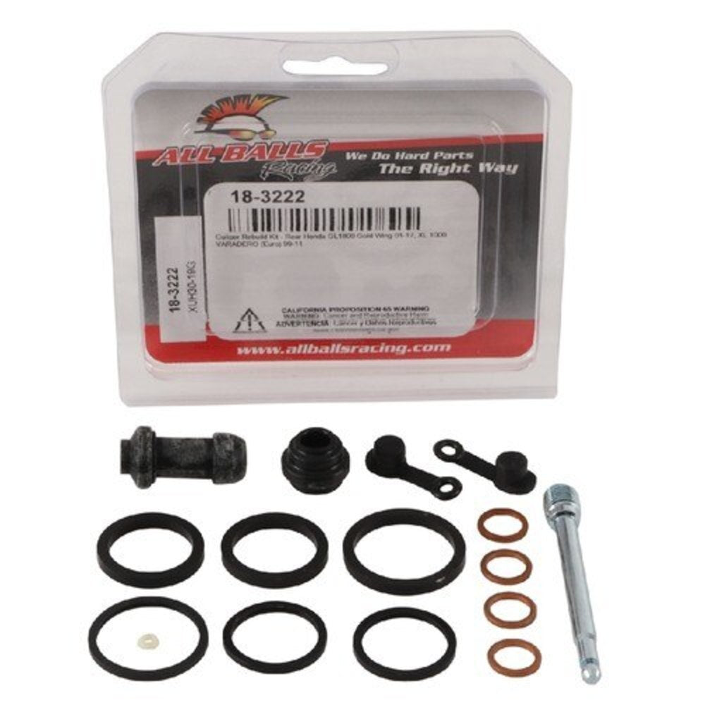 All Balls 18-3222 Brake Caliper Rebuild Kit for Honda