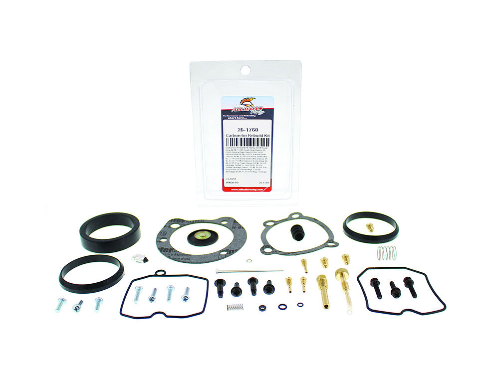 All Balls Racing ABR-26-1760 CV Carburetor Rebuild Kit for Big Twin 90-06/Sportster 88-06
