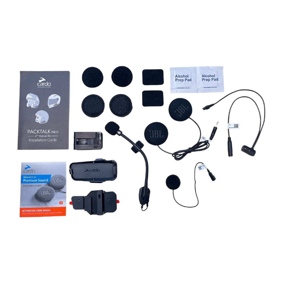 Cardo Packtalk Neo 2nd Helmet Kit Sound by JBL