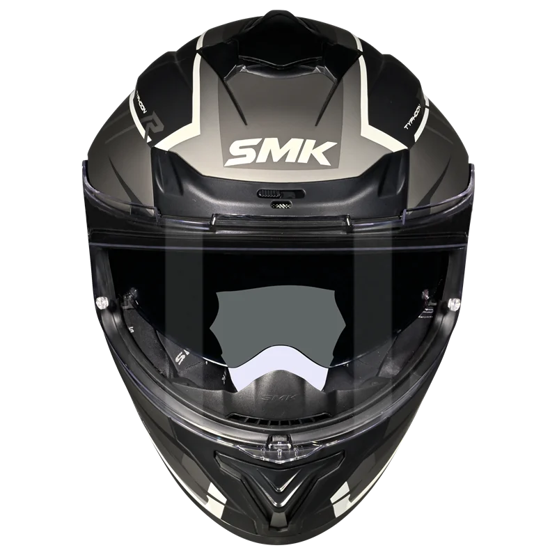 SMK Typhoon 06 Aerot Matte Black/Grey MA266 Helmet