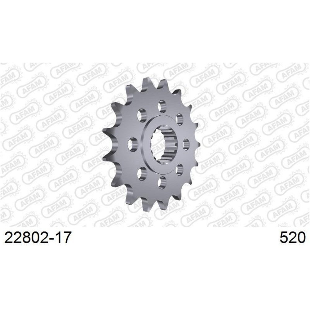 AFAM AF2280217 17T Front Sprocket (520 Pitch) for Suzuki GSX-R1000/GSX-R1000R Models