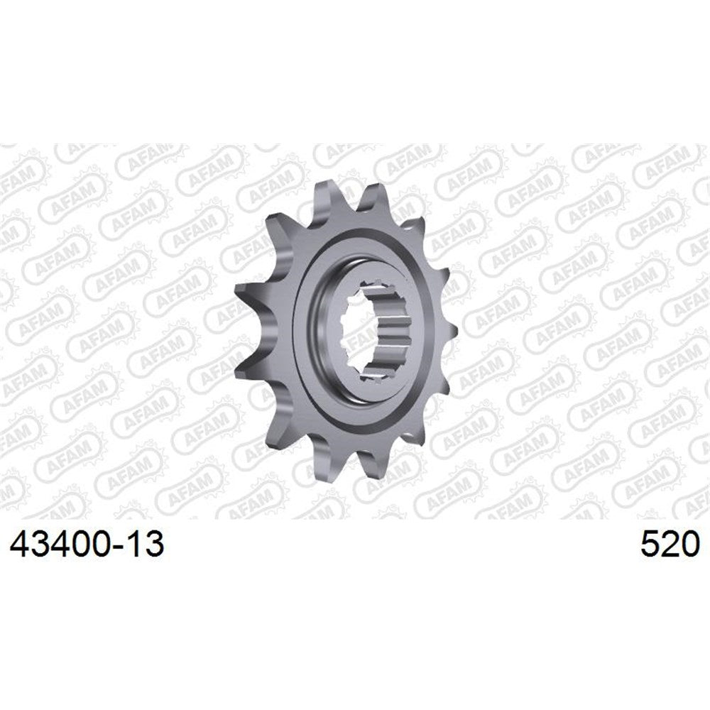 AFAM AF4340013 13T Front Sprocket (520 Pitch) for Sherco 4.5i/SE 450i/SE 450 4T Plus/SE 510i Models