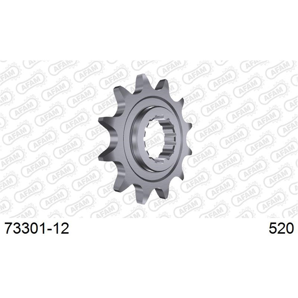 AFAM AF7330112 12T Front Sprocket (520 Pitch) for Gas Gas/Husaberg/KTM Models