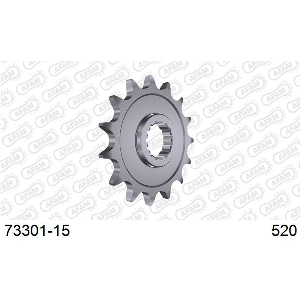 AFAM AF7330115 15T Front Sprocket (520 Pitch) for Gas Gas/Husaberg/KTM Models