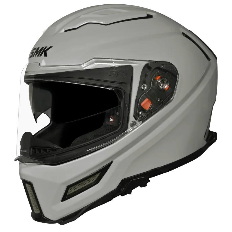 SMK Agnar Solid Matte Grey MA600 Helmet