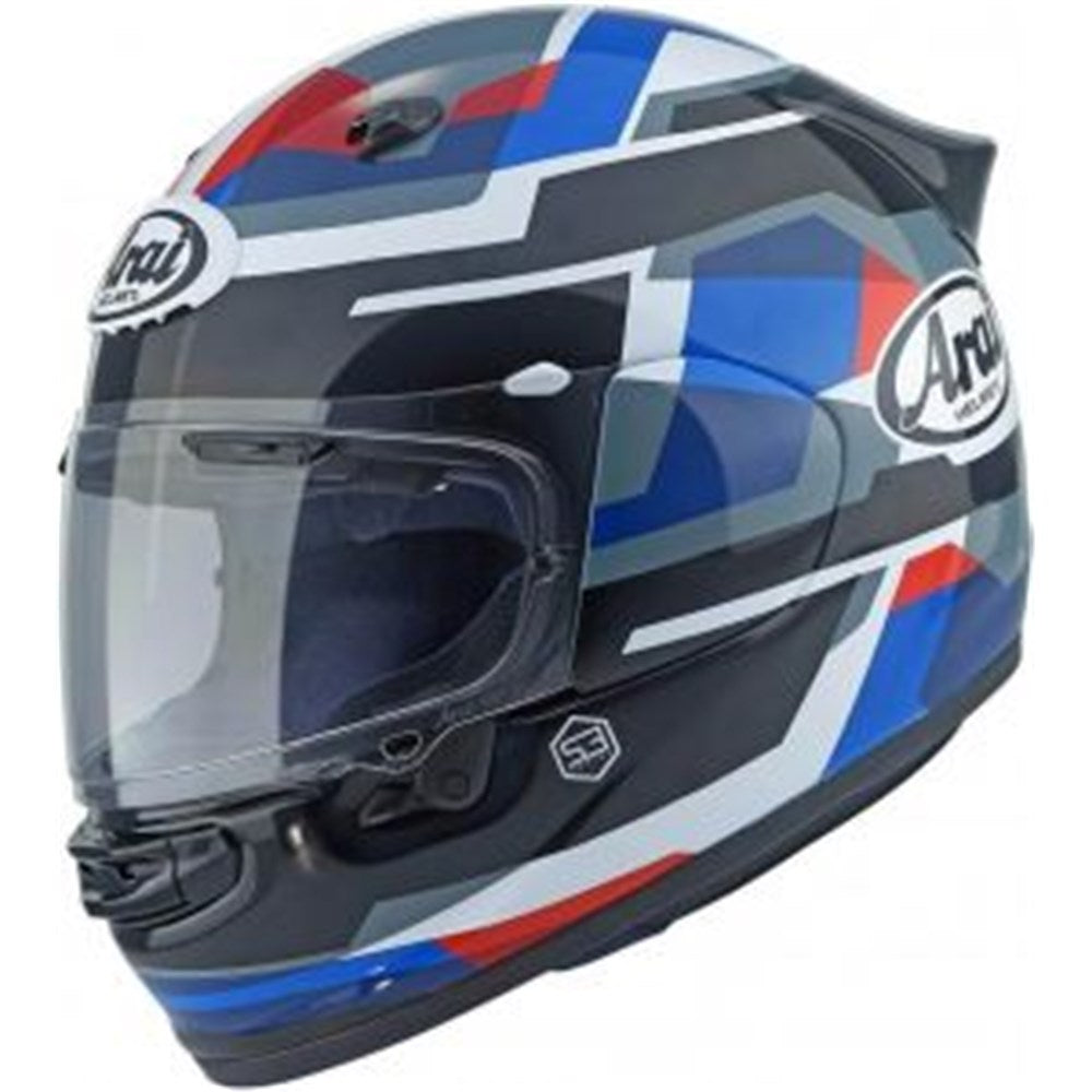 Arai Quantic Abstract Blue Helmet