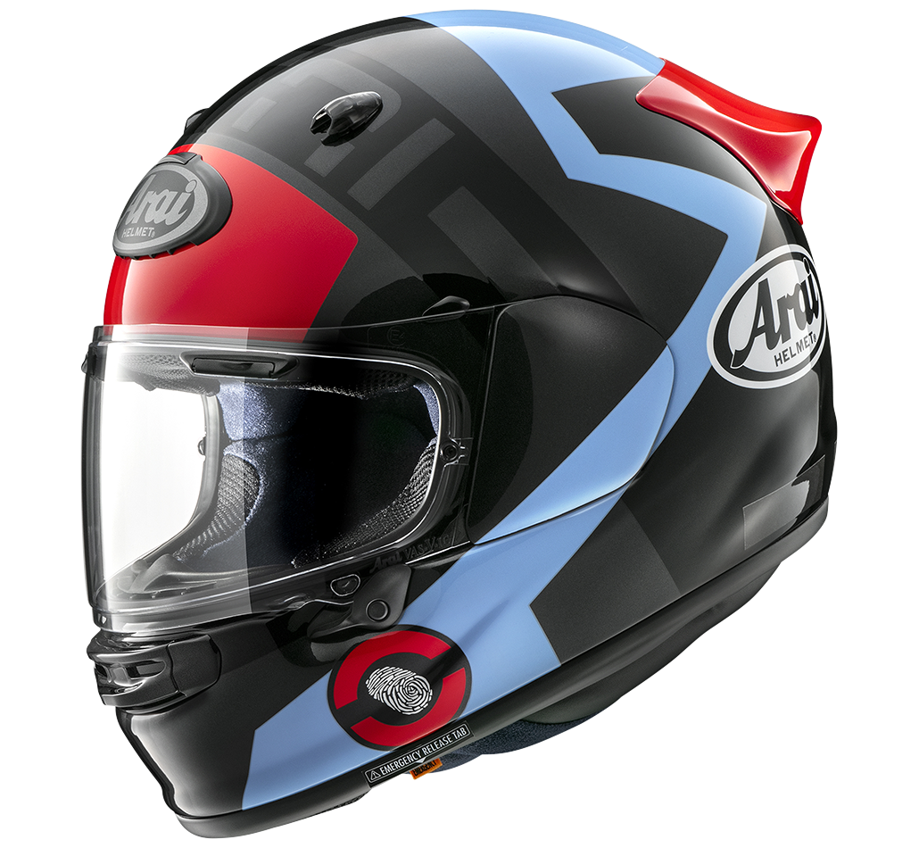 Arai Quantic Space Blue Helmet - EasyR