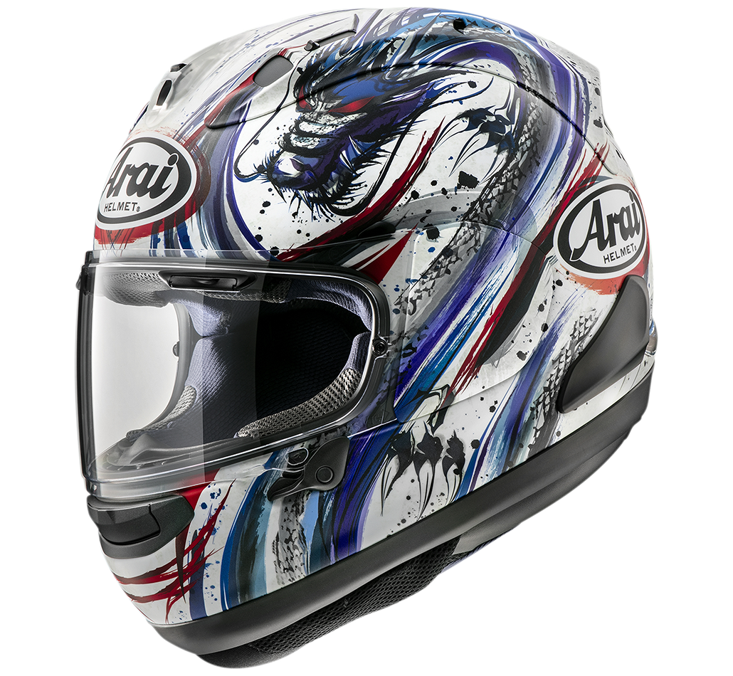 Arai RX-7V EVO Kiyonari Matte Trico Helmet - EasyR