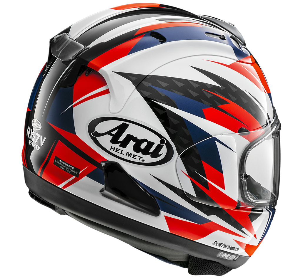 Arai RX-7V EVO Rush Red Helmet - EasyR