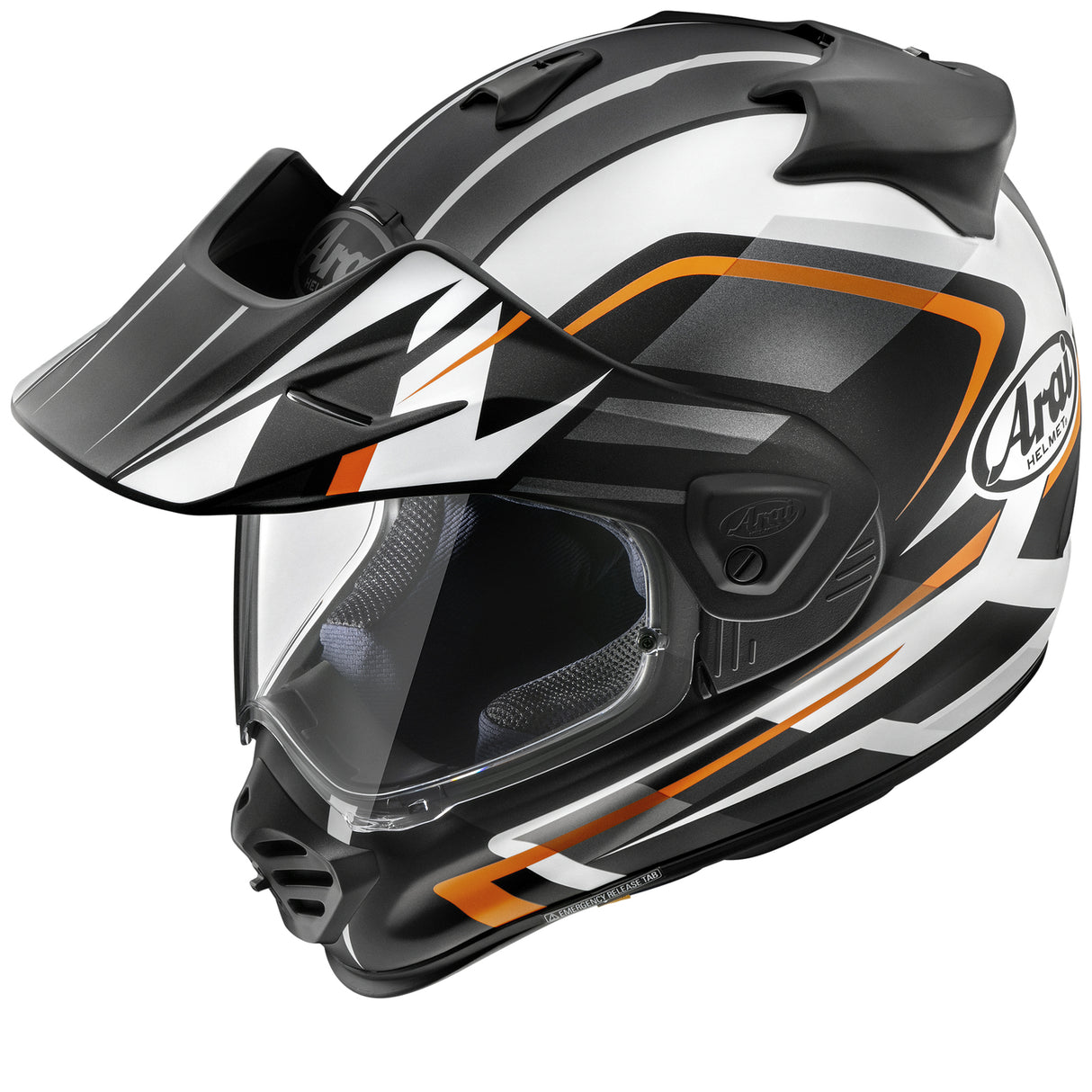 Arai Tour-X5 Discovery Frost Orange Helmet - EasyR
