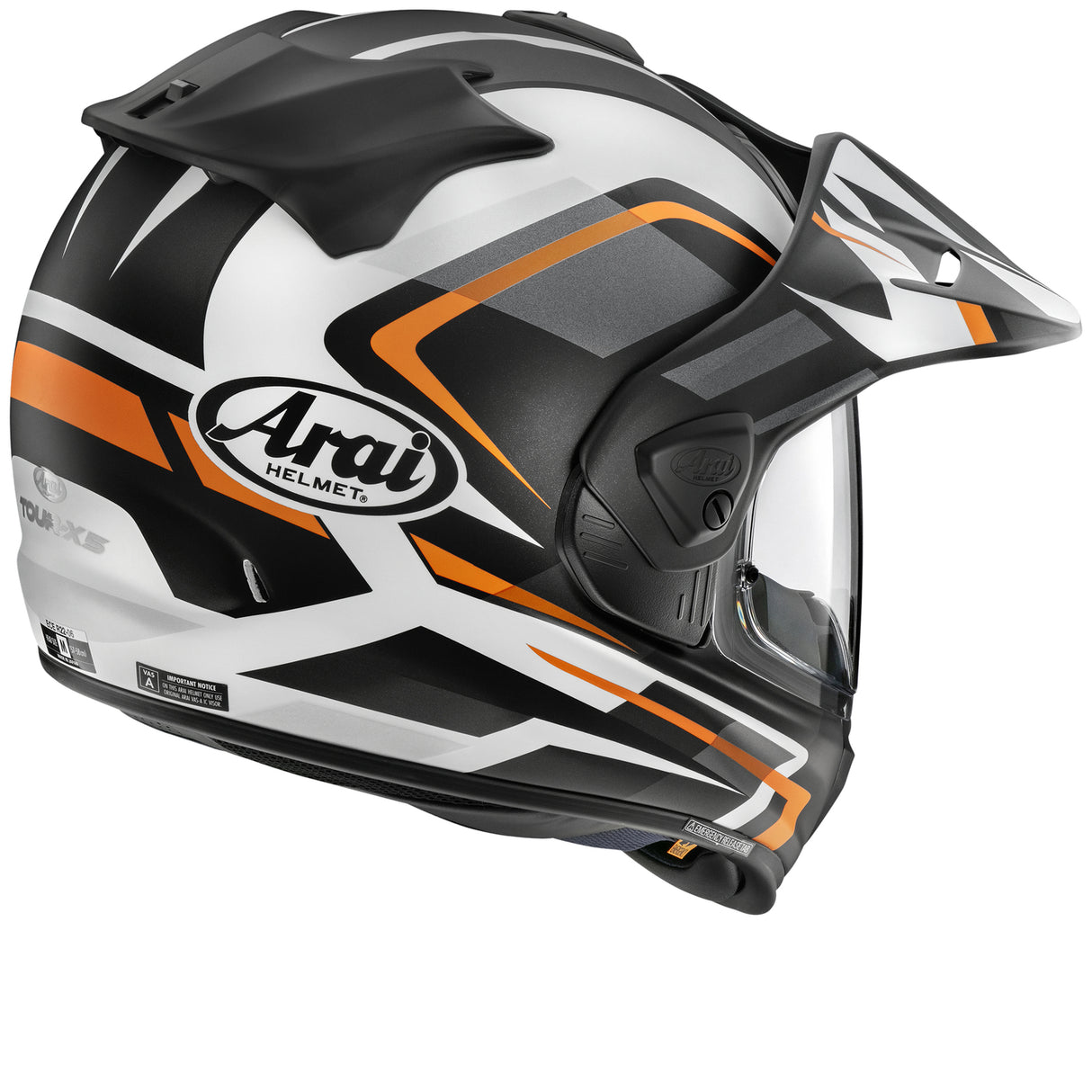 Arai Tour-X5 Discovery Frost Orange Helmet - EasyR