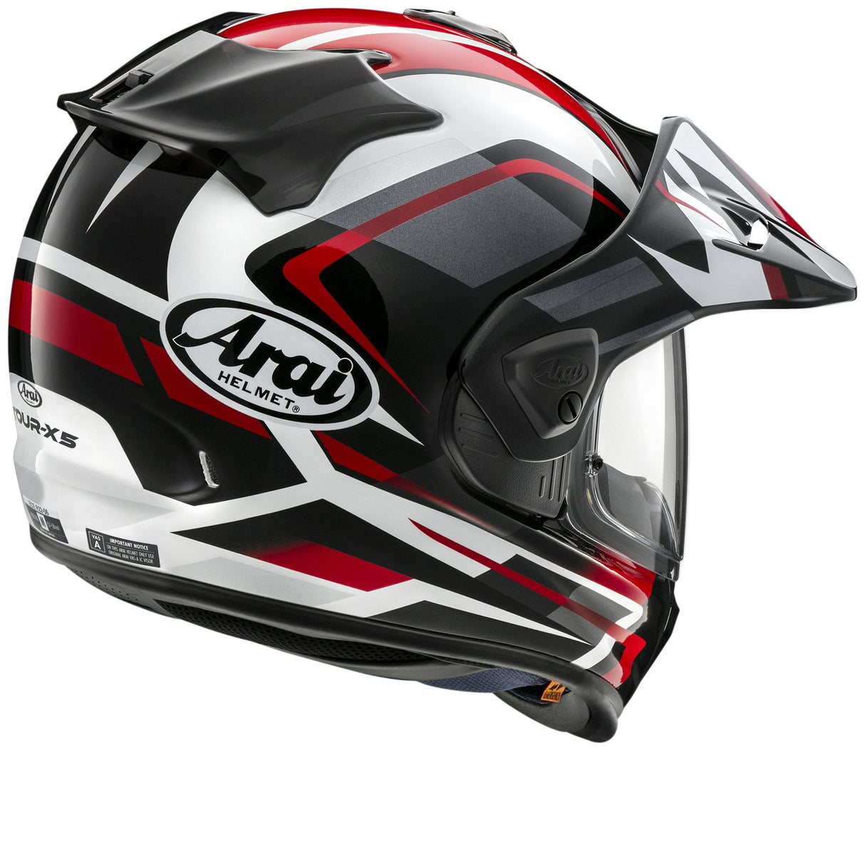 Arai Tour-X5 Discovery Red Helmet - EasyR