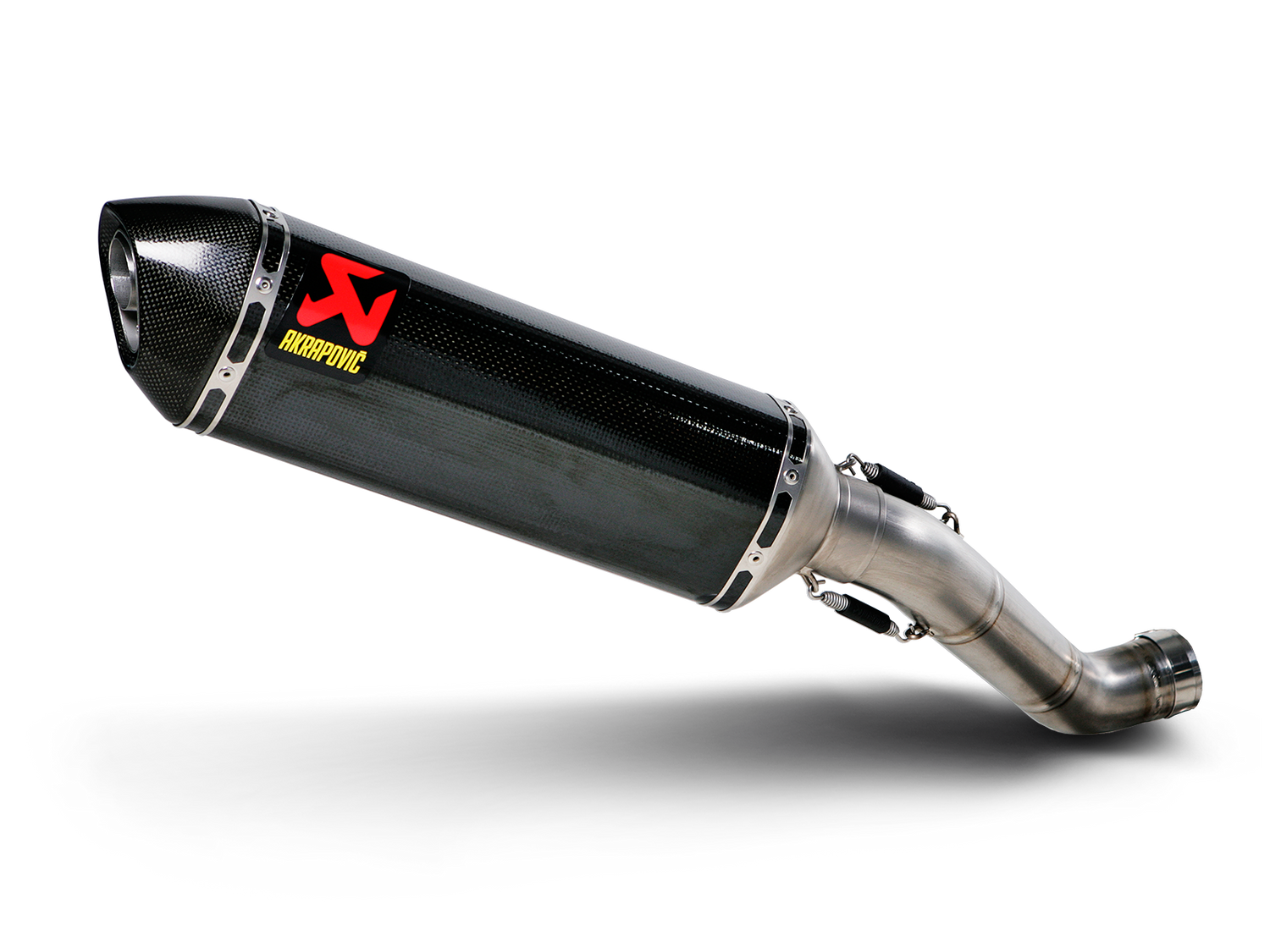 Akrapovic Slip-On Line Carbon Muffler System w/Carbon End Cap for Aprilia RSV4 09-14/Tuono V4 11-16