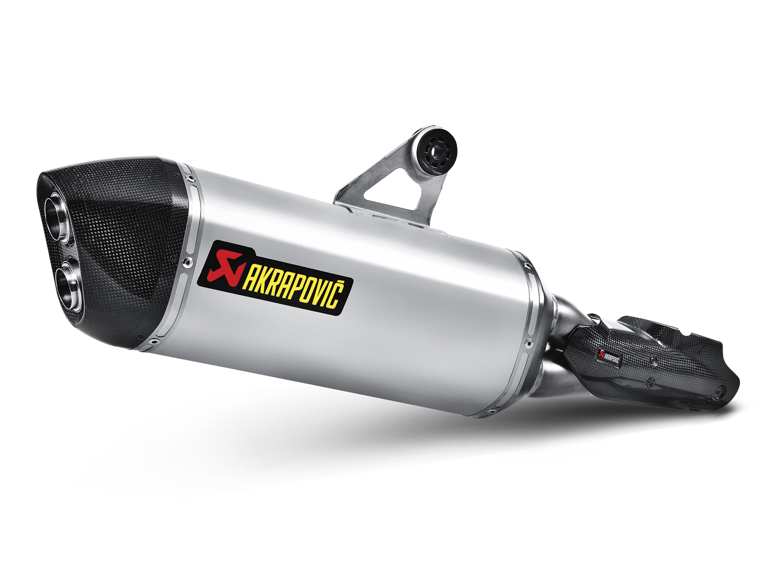 Akrapovic Slip-On Line Titanium Muffler System w/Carbon End Cap for BMW R 1200 GS 13-16