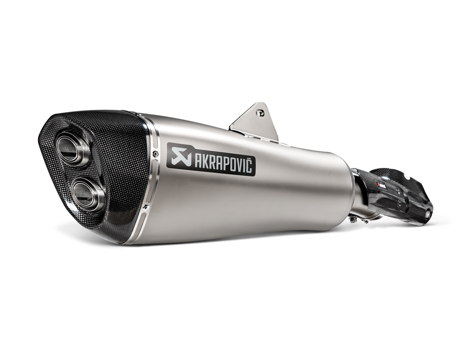 Akrapovic Slip-On Line Titanium Muffler System w/Carbon End Cap for BMW R 1250 RT 19-Up