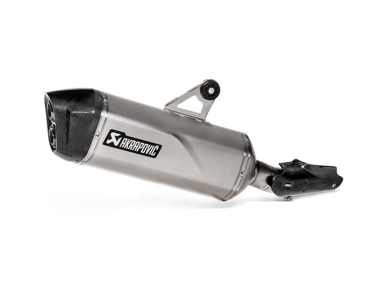 Akrapovic Slip-On Line Titanium Muffler System w/Carbon End Cap for BMW R 1250 GS/R 1250 GS Adventure 19-23