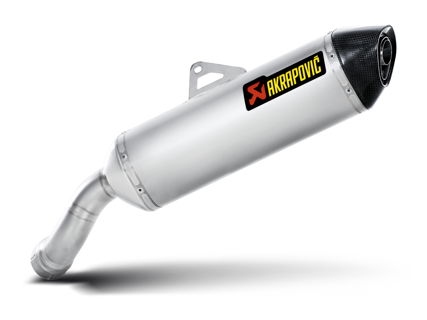 Akrapovic Slip-On Line Titanium Muffler System w/Carbon End Cap for BMW R 1200 GS 10-12/R 1200 GS Adventure 10-13