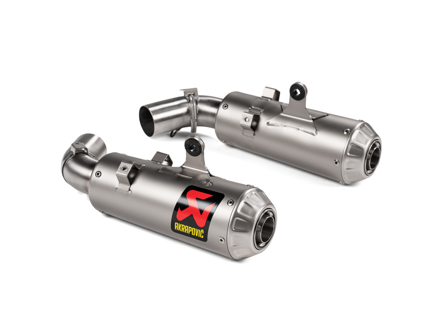 Akrapovic Slip-On Line Titanium Muffler System w/Titanium End Cap for Ducati Hypermotard 950/950 SP 19-20