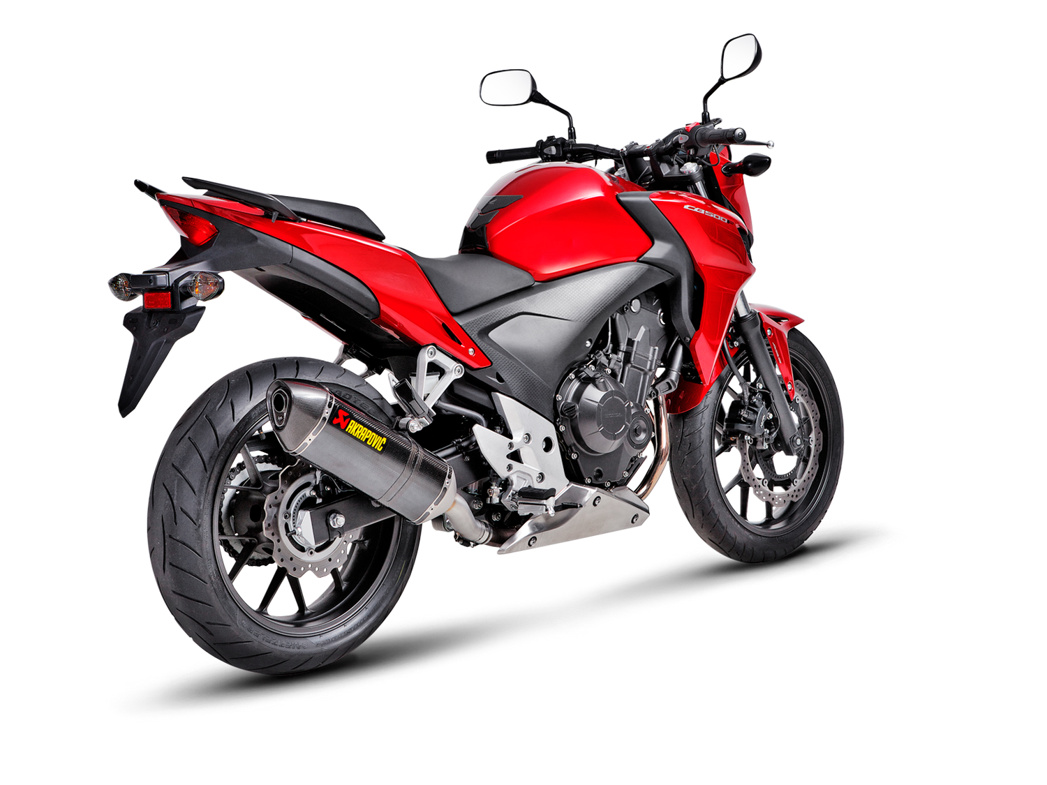 Akrapovic Slip-On Line Carbon Muffler System w/Carbon End Cap for Honda CBR400/CBR500 R 13-15