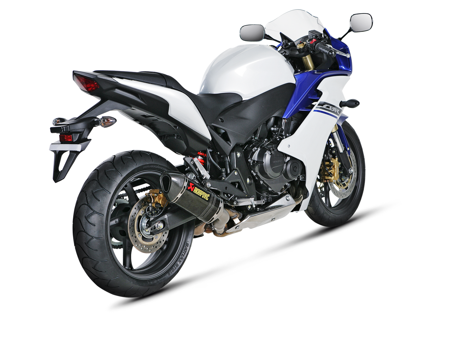 Akrapovic Slip-On Line Carbon Muffler System w/Carbon End Cap for Honda CB600F Hornet/CBR600 F 07-13
