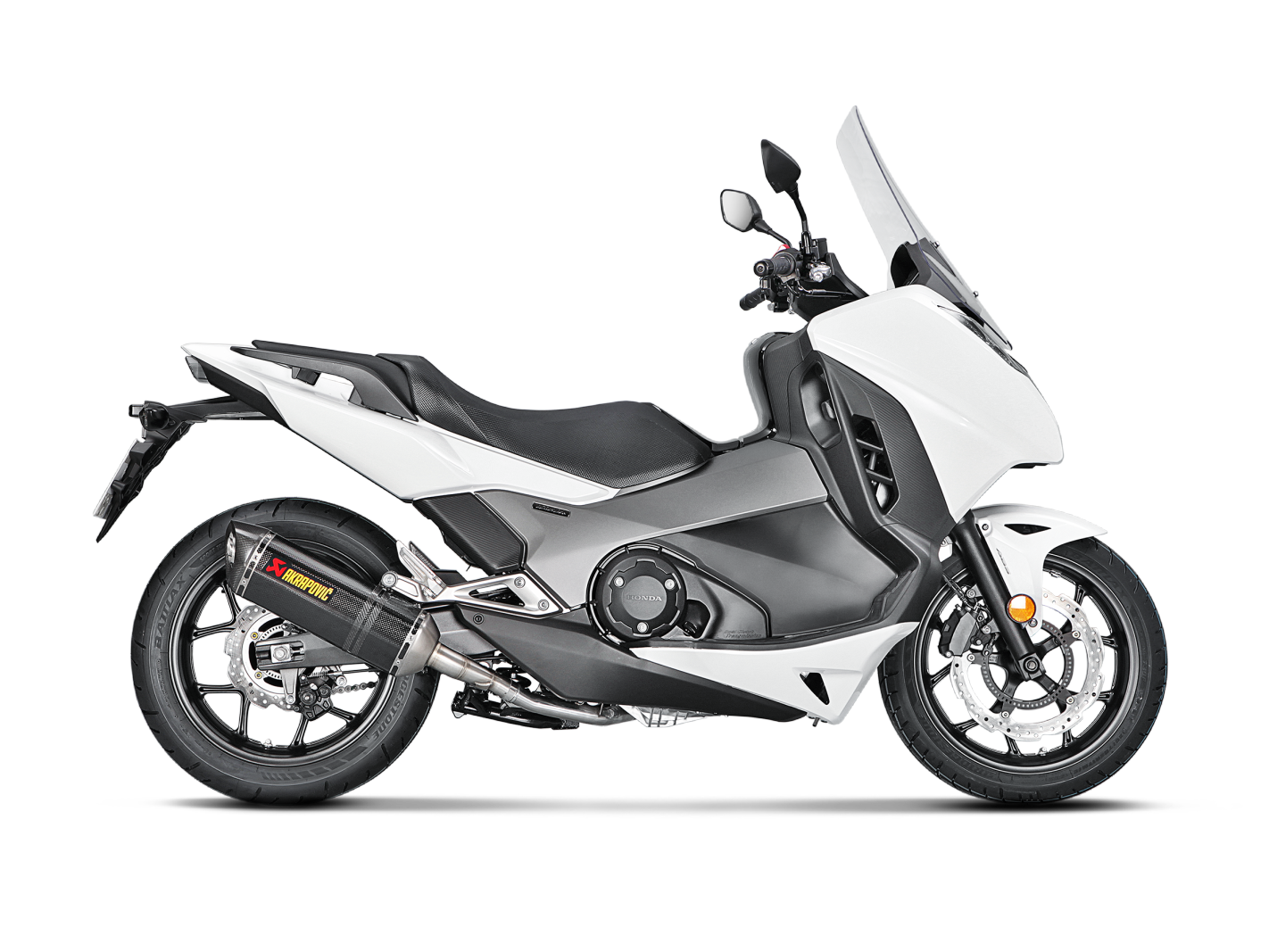 Akrapovic Slip-On Line Carbon Muffler System w/Carbon End Cap for Honda NC700/NC750S/NC750X/Integra 12-20