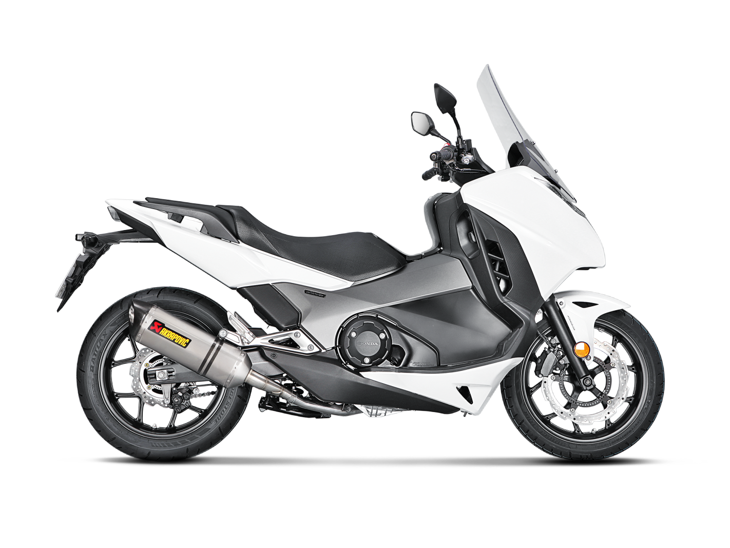 Akrapovic Slip-On Line Titanium Muffler System w/Carbon End Cap for Honda NC700/NC750S/NC750X/Integra 12-20