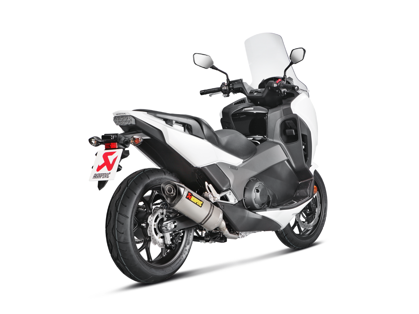 Akrapovic Slip-On Line Titanium Muffler System w/Carbon End Cap for Honda NC700/NC750S/NC750X/Integra 12-20
