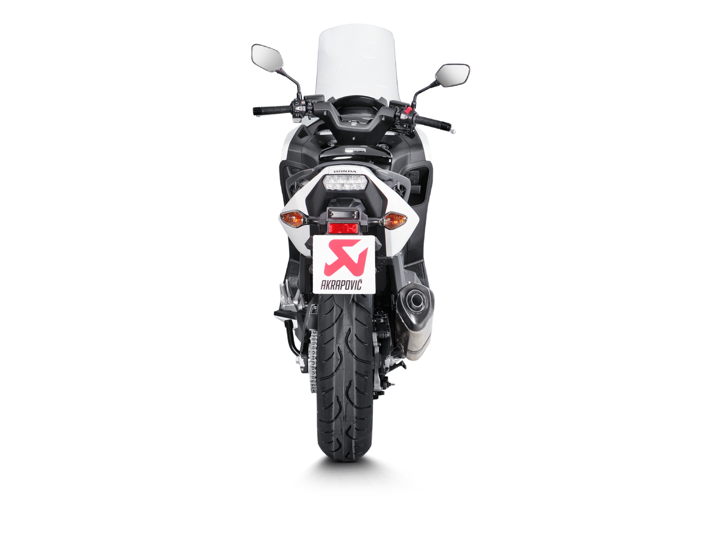 Akrapovic Slip-On Line Titanium Muffler System w/Carbon End Cap for Honda NC700/NC750S/NC750X/Integra 12-20