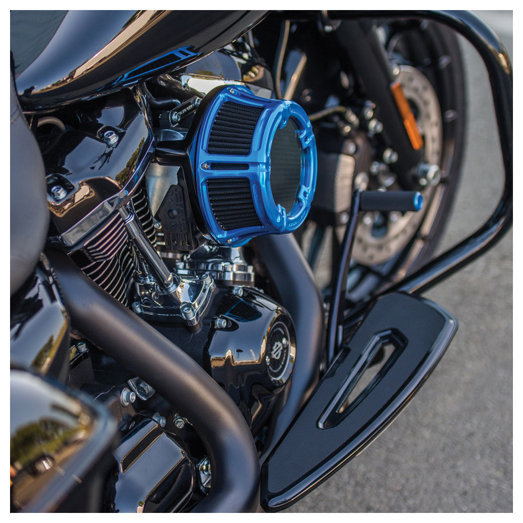 Arlen Ness AN-07-947 Knurled Fusion Shiftpeg Blue for H-D