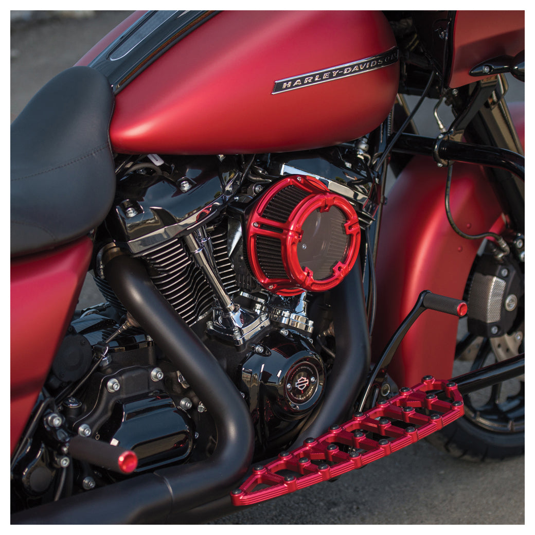 Arlen Ness AN-07-948 Knurled Fusion Shiftpeg Red for H-D