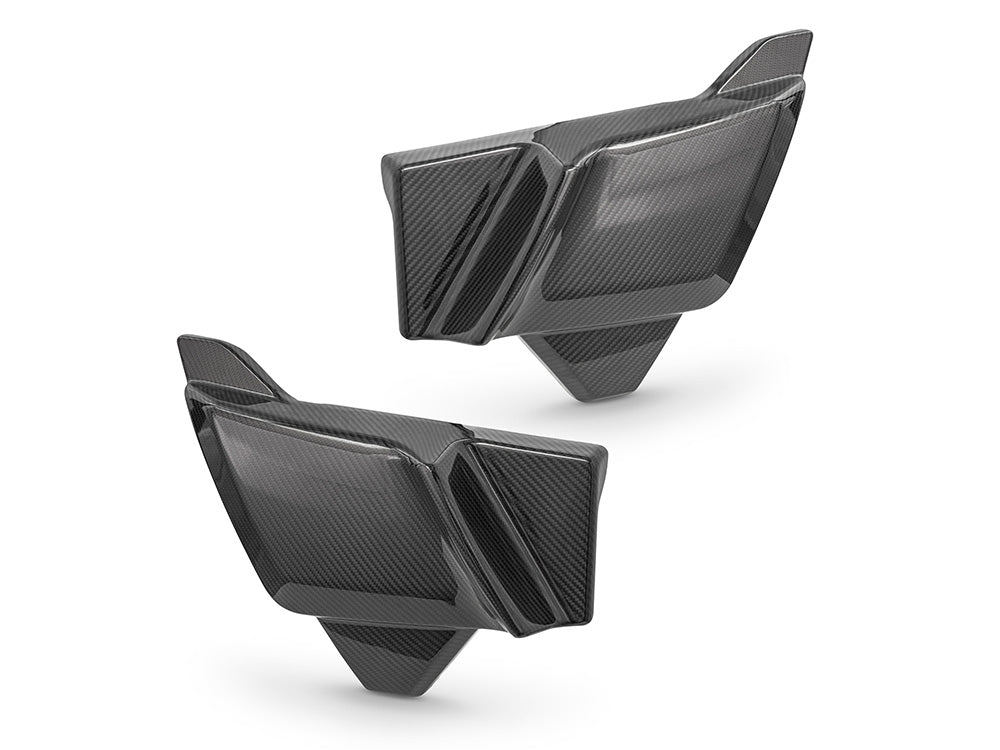 Arlen Ness AN-210-200 Carbon Side Covers Gloss Finish for Harley-Davidson CVO Touring 23-Up/Street Glide/Road Glide 24-Up/Touring 25-Up