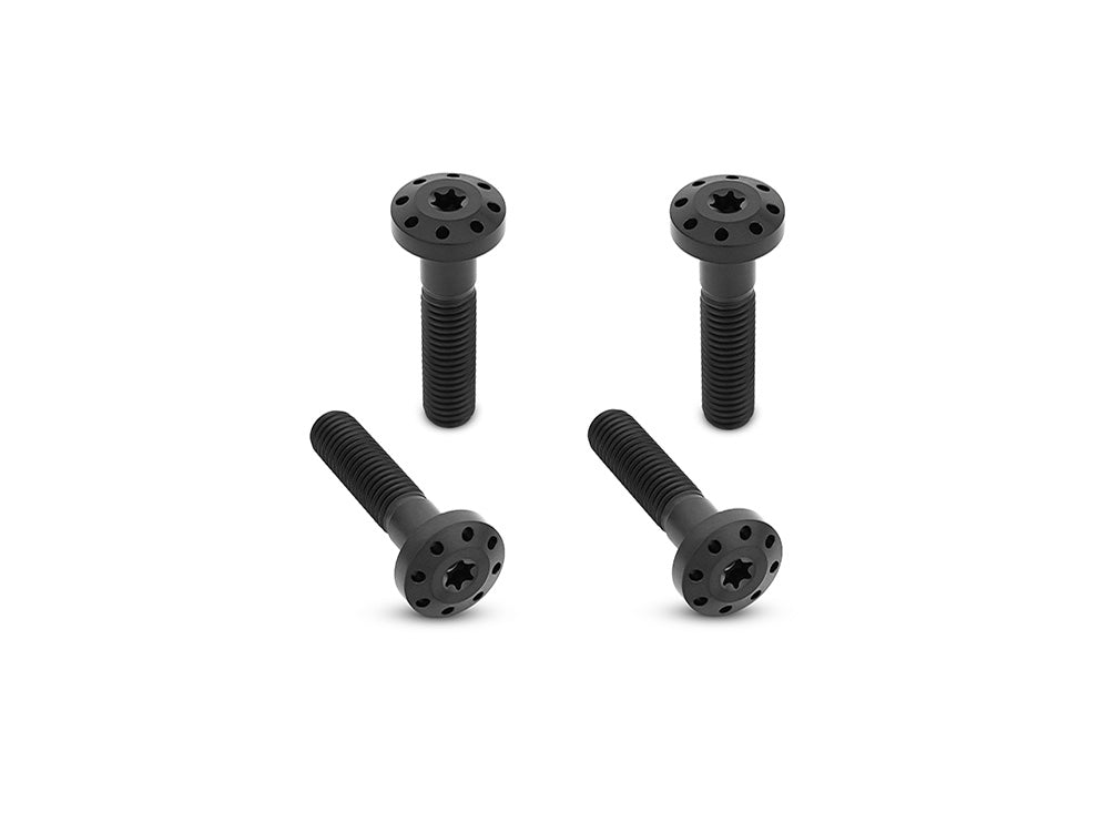 Arlen Ness AN-300-747 Titanium Holeshot Shock Absorber Bolt Kit Black for Harley-Davidson Touring 99-Up
