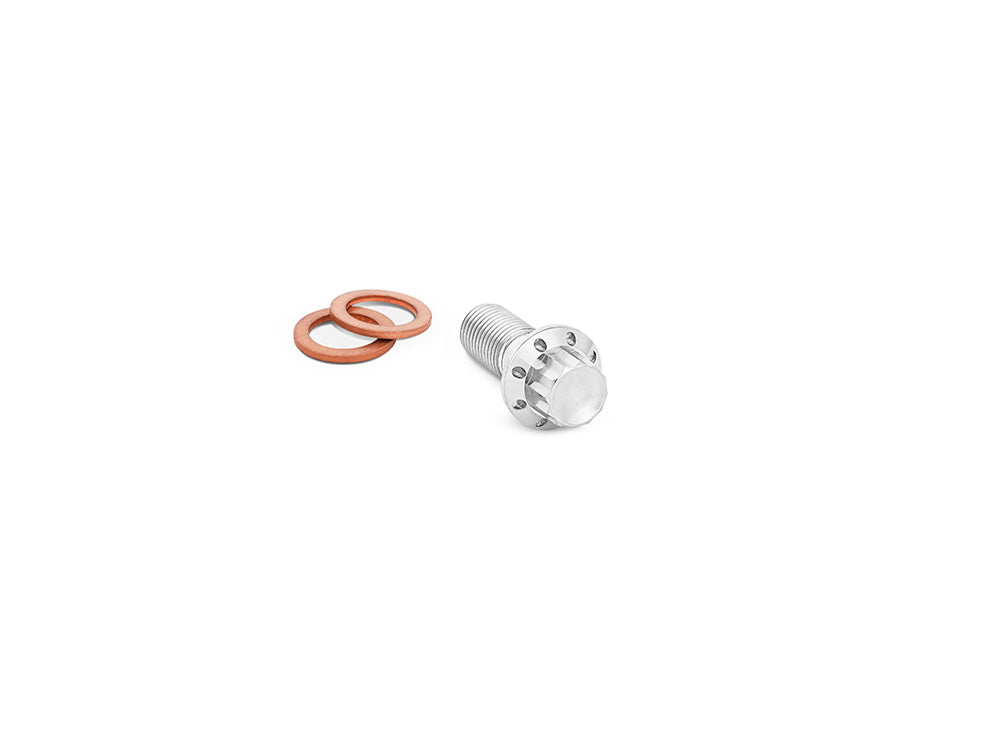 Arlen Ness AN-300-824 Titanium 12-Point 3/8" Banjo Bolt Polished