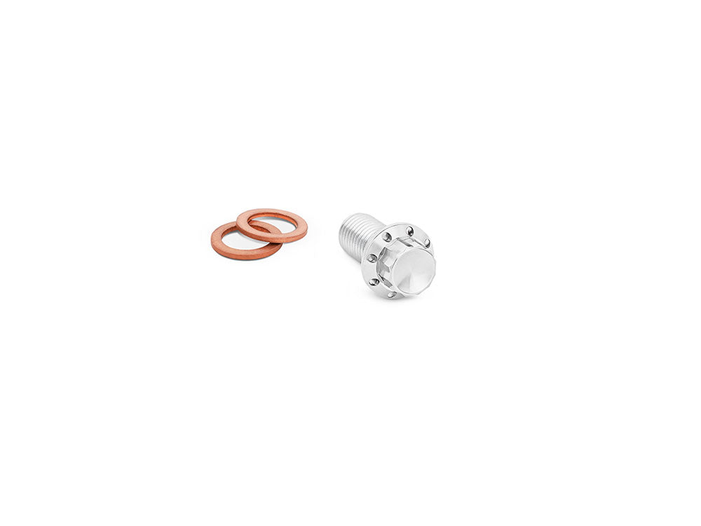 Arlen Ness AN-300-830 Titanium 12-Point 10mm M10 x 1.25 Banjo Bolt Polished