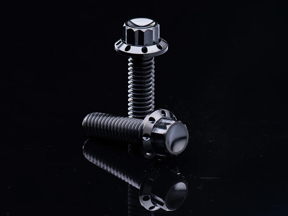 Arlen Ness AN-300-945 Titanium 12-Point Rocker Cover Bolt Kit Black for Harley-Davidson Milwaukee-Eight 17-Up