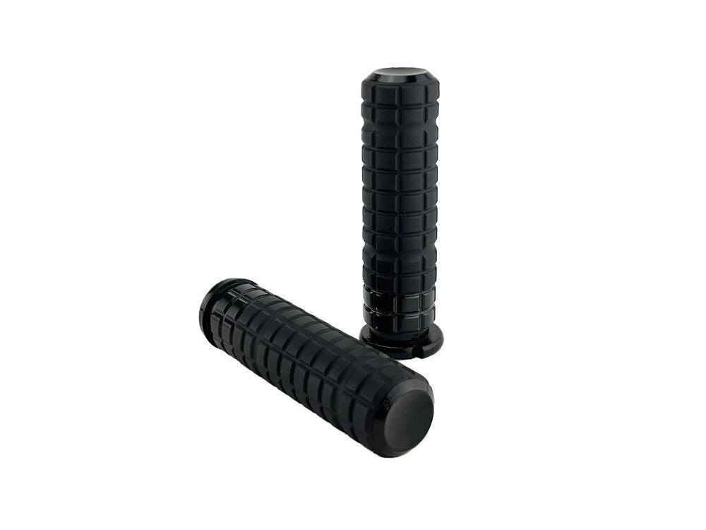 Arlen Ness AN-500-002 SpeedLiner Handgrips Black for Harley-Davidson Big Twin 08-24 w/Throttle-by-Wire