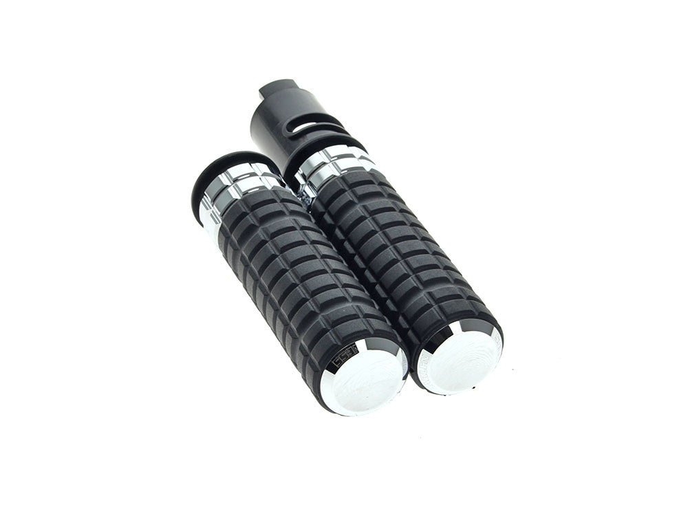Arlen Ness AN-500-063 Speedliner Handgrips Chrome for Harley-Davidson CVO Touring 23-Up/Street Glide/Road Glide 24-Up/Touring/Softail 25-Up