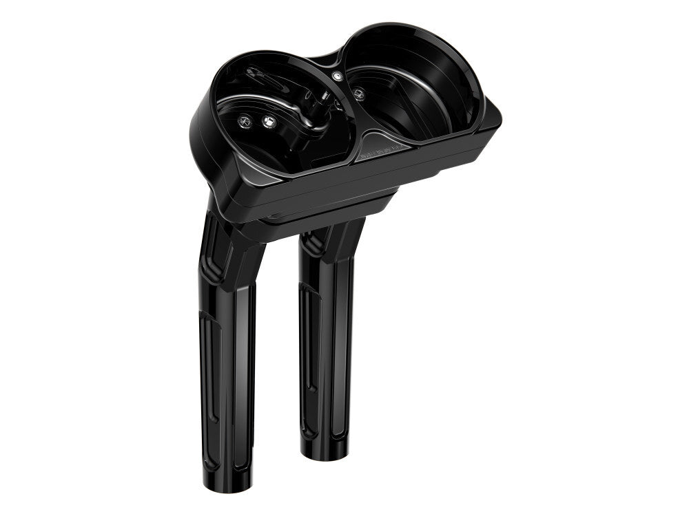 Arlen Ness AN-520-032 10" Method Kickback Risers & Gauge Bezel Black for Road Glide 15-23 Models w/1" Handlebar
