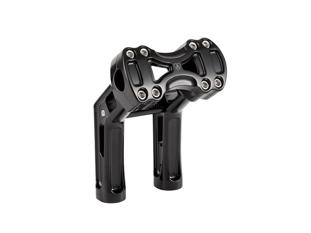 Arlen Ness AN-520-064 7" Method Wayback Risers Black for 1" Handlebar
