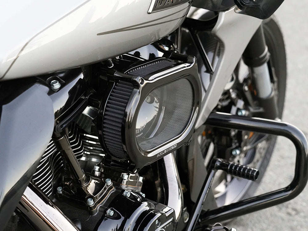 Arlen Ness AN-600-212 Method Oval Performance Air Cleaner Kit Black for Harley-Davidson CVO Touring 23-Up/Street Glide/Road Glide 24-Up/Touring/Softail 25-Up