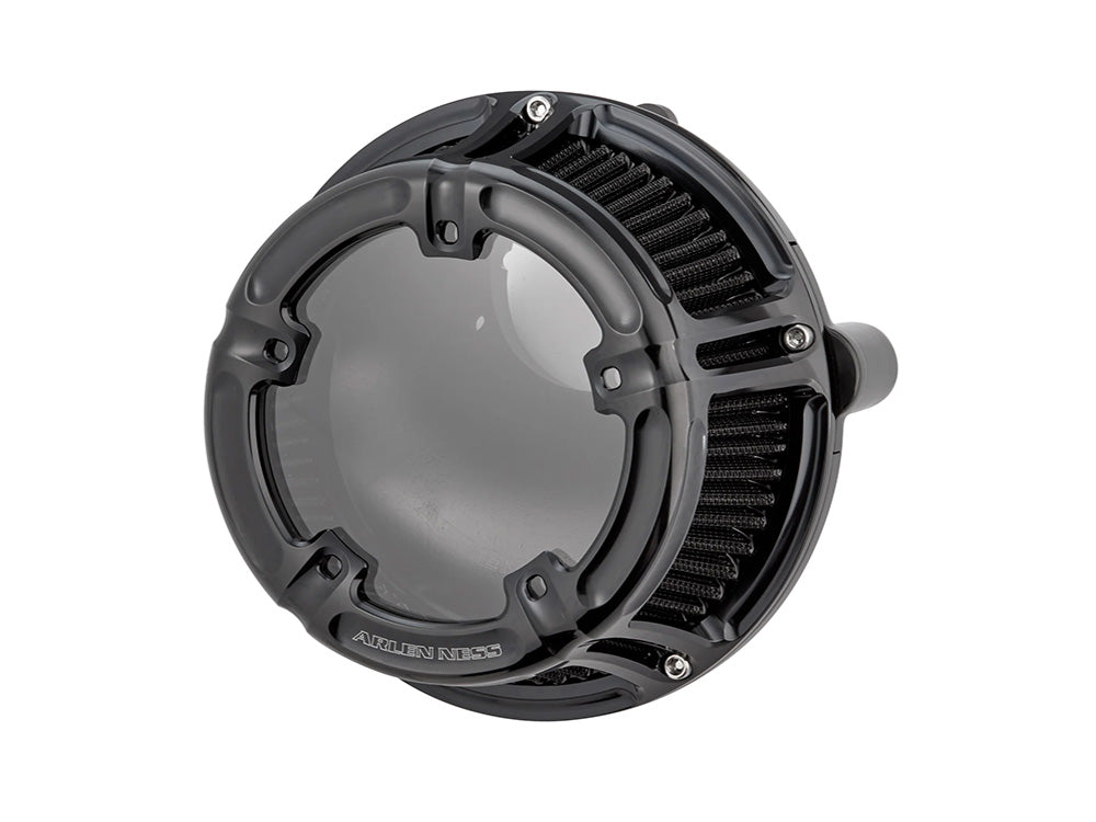 Arlen Ness AN-600-236 Method Clear Air Cleaner Kit Black Anodized for Harley-Davidson CVO Touring 23-Up/Street Glide/Road Glide 24-Up/Touring/Softail 25-Up