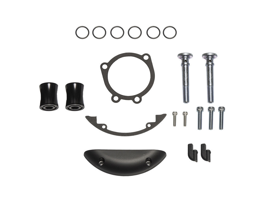 Arlen Ness AN-602-002 Inverted Air Cleaner Hardware Kit Black for Harley-Davidson Softail 00-15/Dyna 99-17/Touring 99-07