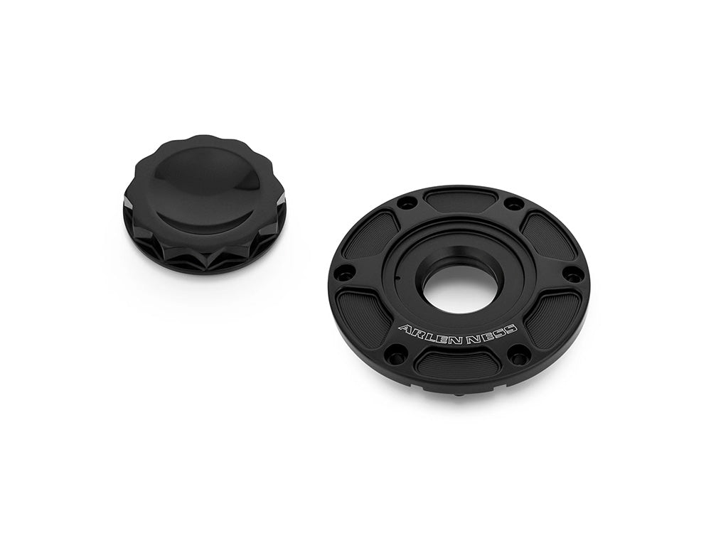 Arlen Ness AN-701-013 12 Point Pop-Up Fuel Cap Black for Harley-Davidson CVO Touring 23-Up/Street Glide/Road Glide 24-Up/Touring 25-Up