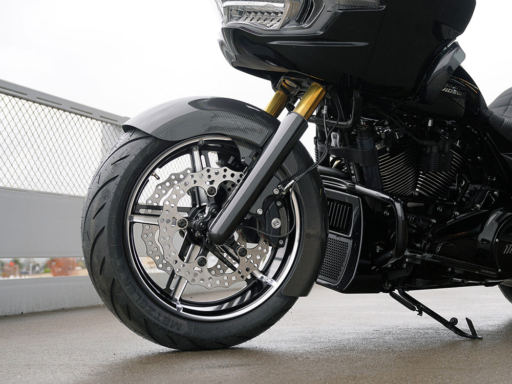 Arlen Ness AN-91-652 18" x 5.5" Fat Factory 24 Replica Wheel Gloss Black for Harley-Davidson Touring 24-Up