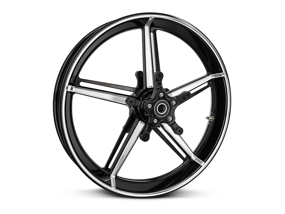 Arlen Ness AN-91-654 21" x 3.5" Factory 24 Replica Wheel Gloss Black for Harley-Davidson Touring 24-Up