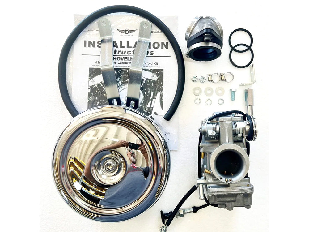 American Prime APM-1041-0055 Mikuni HSR42 Total Kit for Harley-Davidson Big Twin Shovelhead 66-84