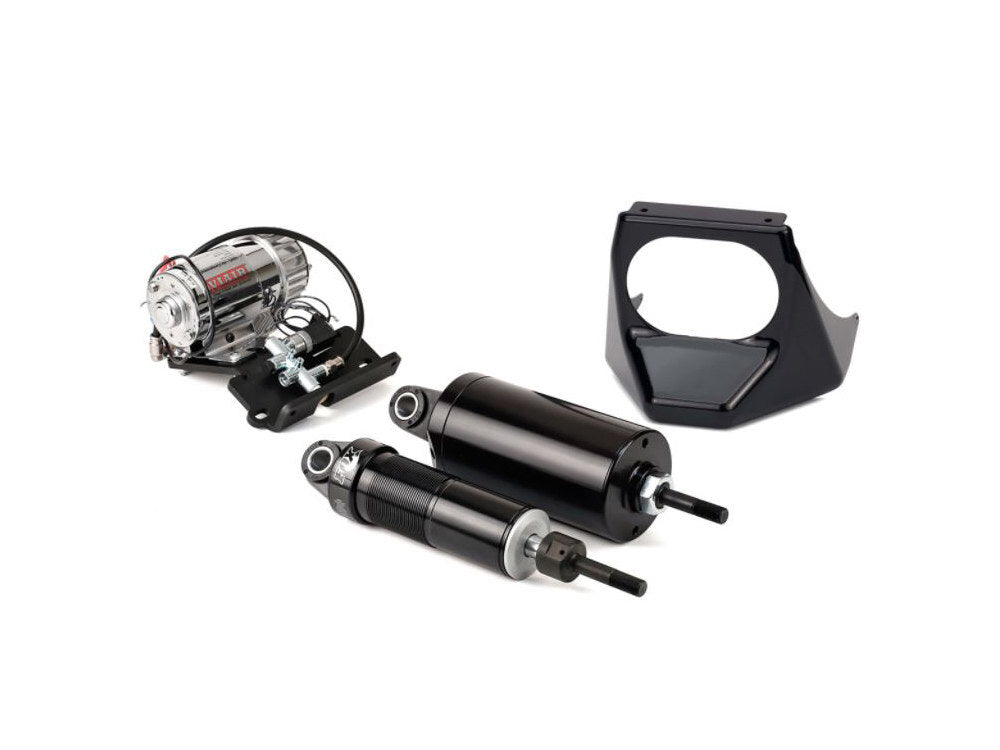 Arnott ARN-MC-2908 Rear Air Shock Absorbers Black for Softail 01-17