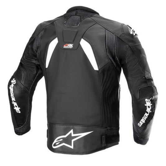 Alpinestars GP Plus R V4 Rideknit Leather Black/White Jacket