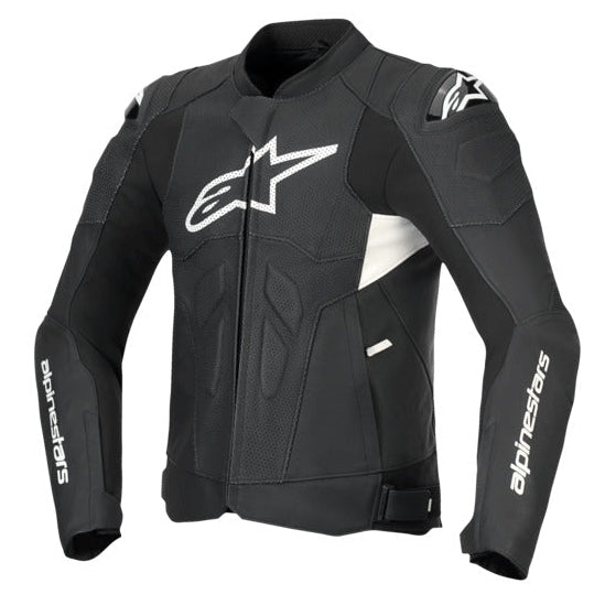 Alpinestars Dusk Airflow Leather Black/White Jacket